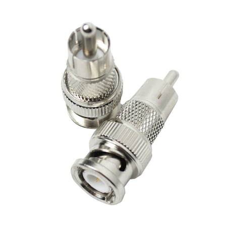 Tempo Communications Adapter, Bnc Male To Rca ADAPTER,BNC MALE TO RCA